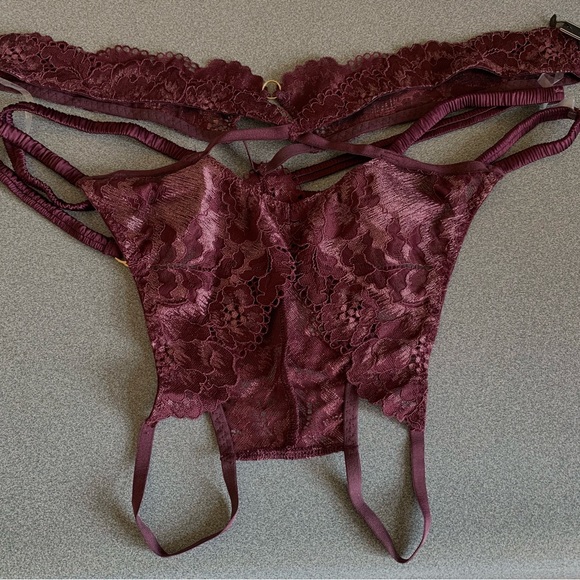 LOVE Vera Merlot colored crouchless undergarment - Picture 4 of 9